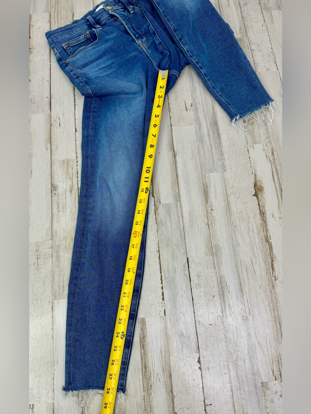 Good American Womens 8/29 (28x28) Jeans Crop High Rise Skinny Denim - Picture 9 of 12